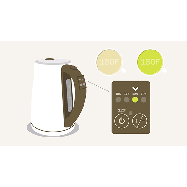 BURN-FREE Design Electric Tea Kettle