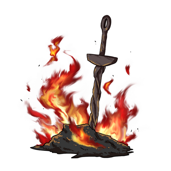 New Artwork Request: Sword in a Bonfire